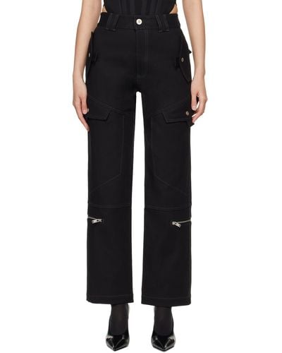 Dion Lee Tactical Cargo Trousers - Black