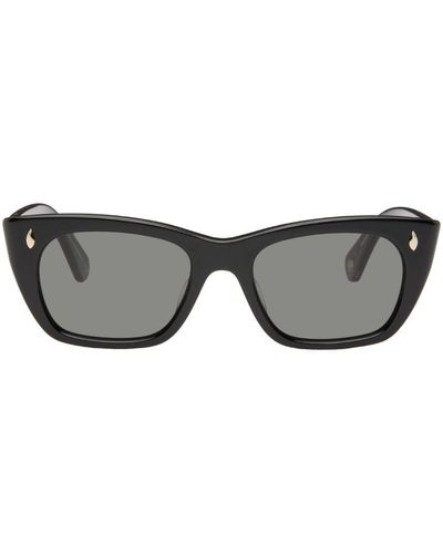 Garrett Leight Black Webster Sunglasses