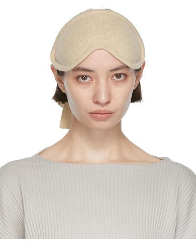 Extreme Cashmere Taupe Cashmere N°135 Eye Mask - Multicolor