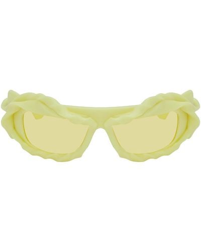 OTTOLINGER Yellow Twisted Sunglasses - Multicolour