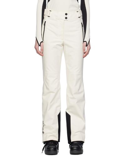 3 MONCLER GRENOBLE Off-white Gore-tex Trousers