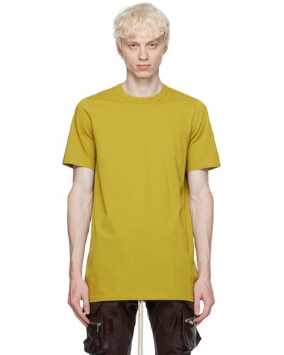 Rick Owens T-shirt level jaune