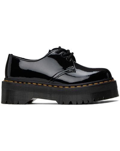 Dr. Martens Chaussures oxford 1461 quad noires à plateforme