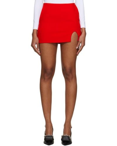 Pushbutton Ssense Exclusive Miniskirt - Red