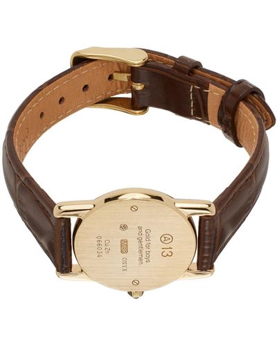 NUMBERING Bracelet #1904 brun et doré - Marron