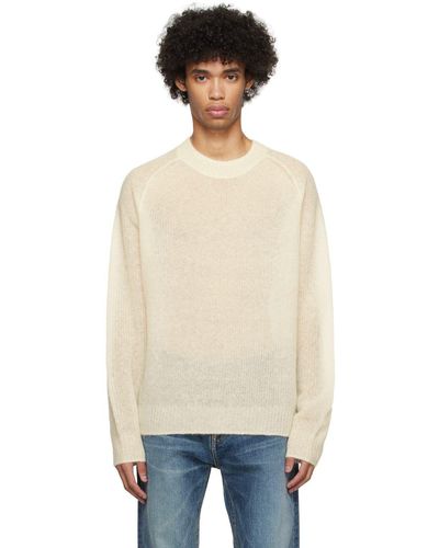 BERNER KUHL Off-white Crewneck Sweater - Black