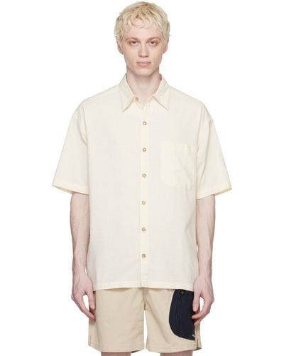 Adsum Off- Breezer Shirt - White