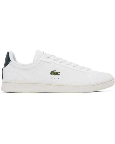 Lacoste White Carnaby Pro Trainers - Black