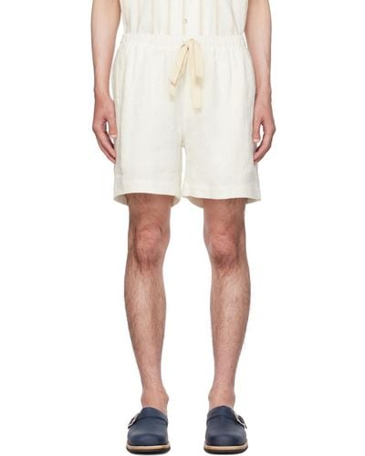 Commas Classic Shorts - White