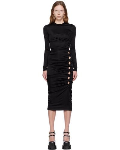 Versace Dua Lipaエディション ミディアムドレス - ブラック