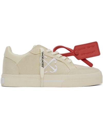 Off-White c/o Virgil Abloh Off- Off- New Low Vulcanized Trainers - Black