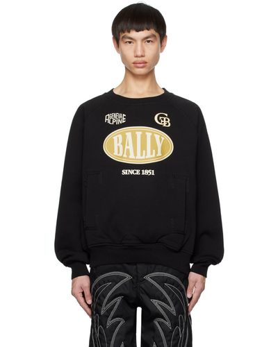Bally Printed Sweatshirt - Black