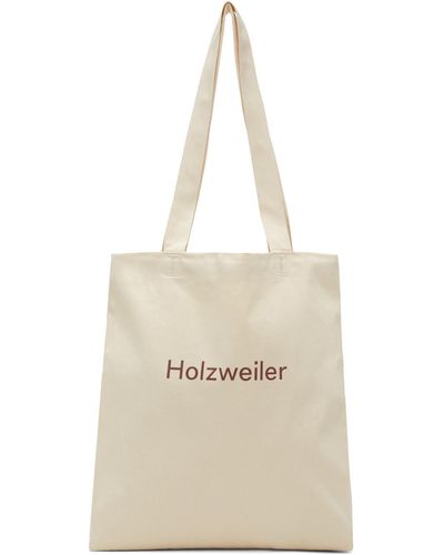 Holzweiler Off- Zippo Movement Tote - White