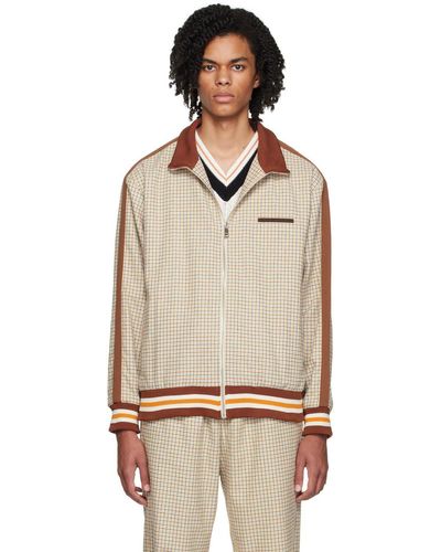 Drole de Monsieur La Veste Tartan Jacket in Blue for Men Lyst