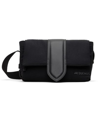 Jacquemus Les Sculpturesコレクション Le Messenger Bambino バッグ - ブラック