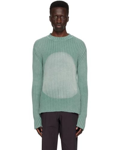 Edward Cuming Rib Sweater - Green