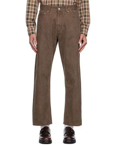 Uniform Bridge Comfort Jeans - Brown