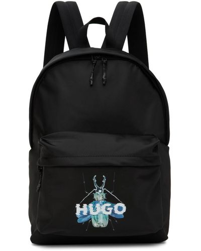 HUGO Cyber Bug バックパック - ブラック