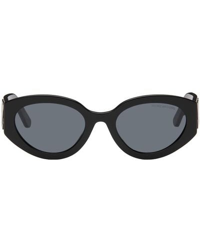 Marc Jacobs Oval Sunglasses - Black