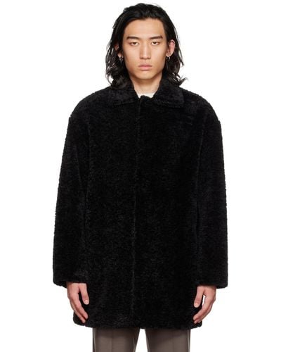 Amomento Oversized Coat - Black