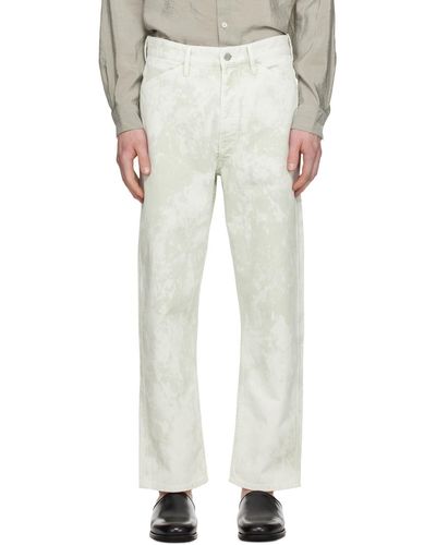 Lemaire Curved 5 Pocket Jeans - White