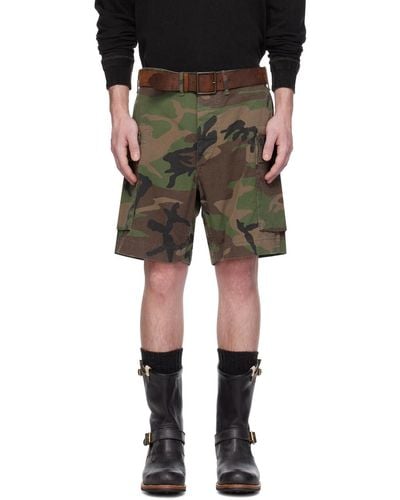 RRL Cargo Pocket Shorts - Black