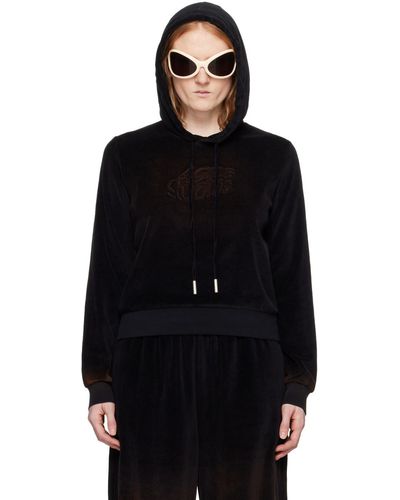 Acne Studios Black Embossed Hoodie