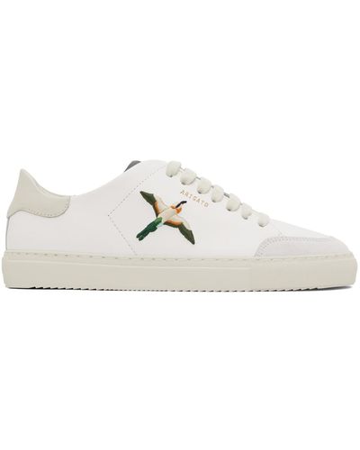 Axel Arigato White & Beige Clean 90 Triple Bee Bird Trainers - Black