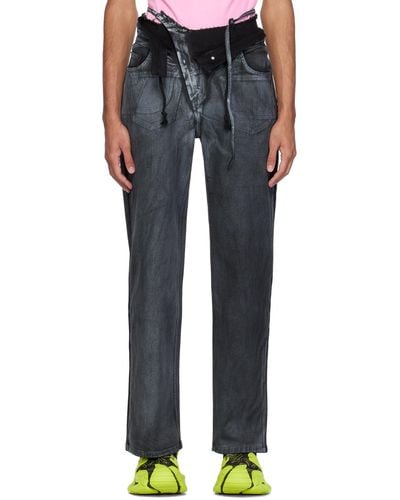 OTTOLINGER Double Fold Jeans - Black