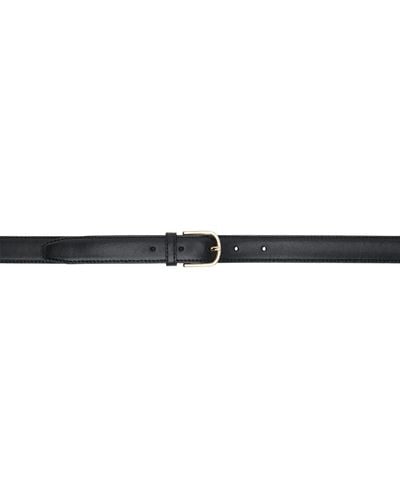 Totême Toteme Black Slim Leather Belt