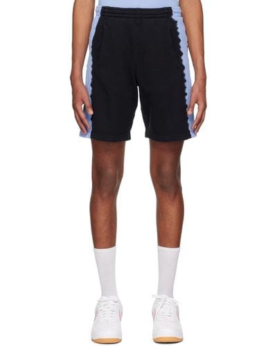 Noon Goons Ssense Exclusive Tie Dyed Shorts - Blue