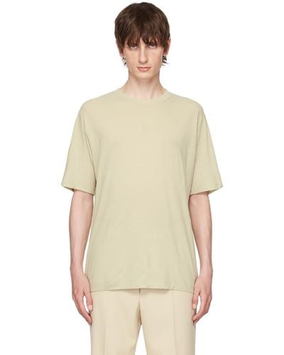 AURALEE Super Soft T-Shirt - Natural