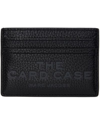 Marc Jacobs 'The Leather' Card Holder - Black
