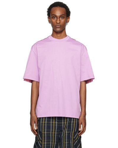 Marni Purple Panelled T-shirt