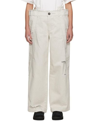 Adererror Azio Jeans - White
