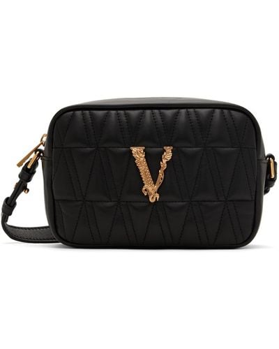 Versace Black Vitrus Crossbody Bag