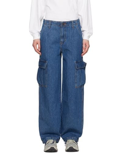 Levi's Pantalon cargo ample '94 bleu en denim
