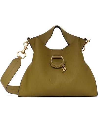 See By Chloé Small Joan Top Handle Bag - Green