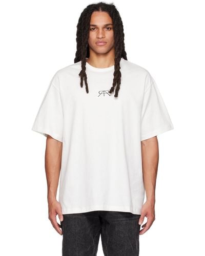 RTA ホワイト オーバーサイズ Tシャツ