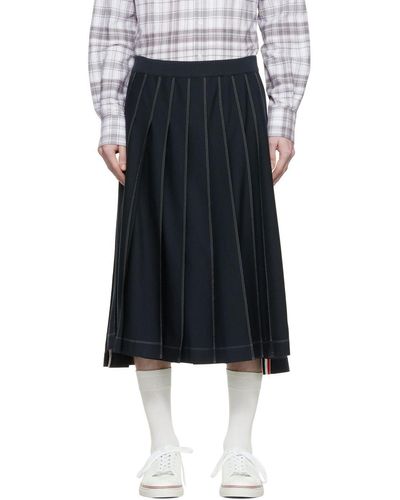 Thom Browne Wool Skirt - Black