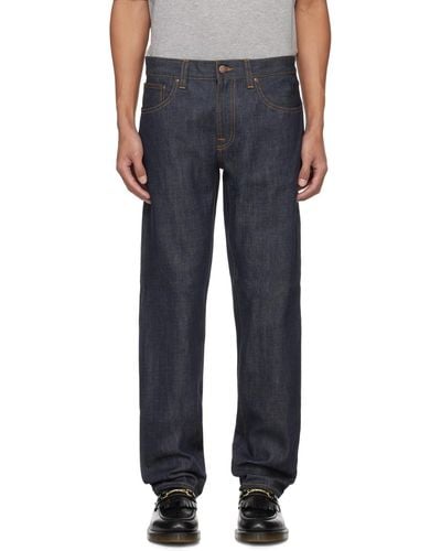 Nudie Jeans Jean gritty jackson bleu marine