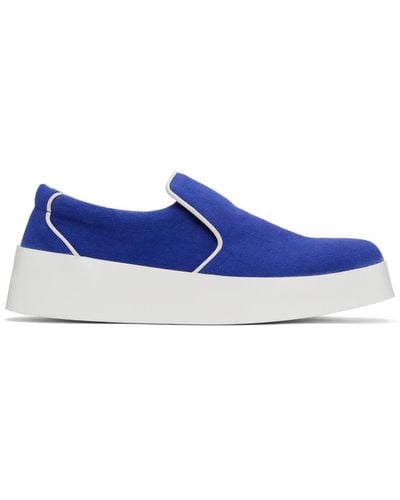 JW Anderson Blue Piping Trainers