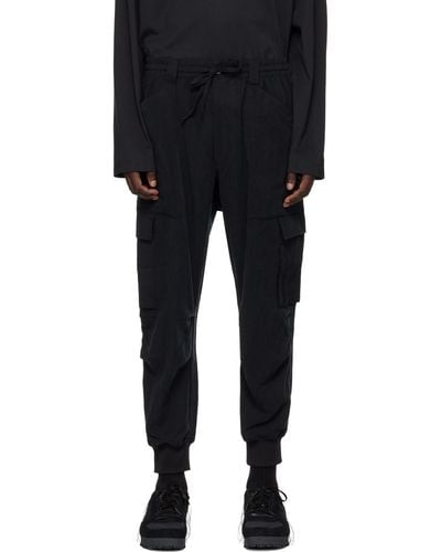 Y-3 Loose-fit Cargo Pants - Black