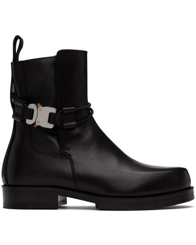 1017 ALYX 9SM Black Low Buckle Boots
