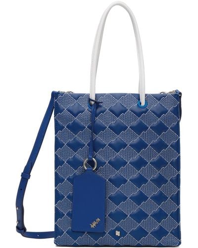Adererror Quilted Shopper Tote - Blue