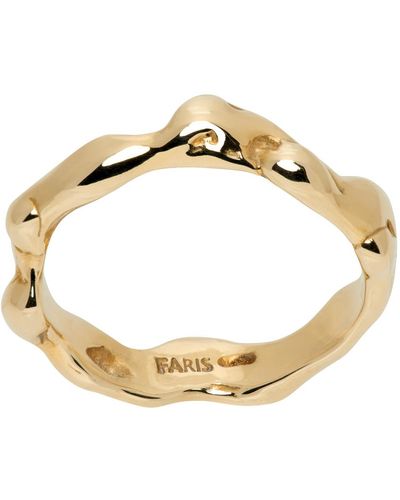 Faris Lava Band Ring - Metallic