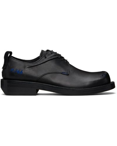 Adererror Chaussures oxford incurvées db01 noires