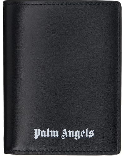 Palm Angels Portefeuille noir à logo