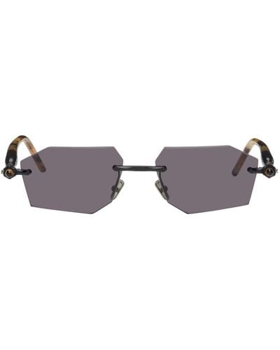 Kuboraum Tortoiseshell P55 Sunglasses - Black