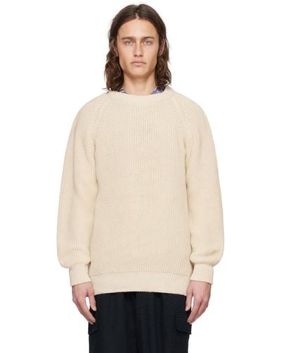 Howlin' Off- Easy Knit Jumper - Natural